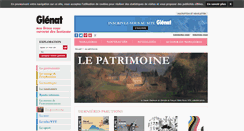 Desktop Screenshot of patrimoine.glenatlivres.com