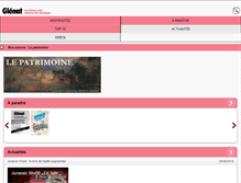 Tablet Screenshot of patrimoine.glenatlivres.com